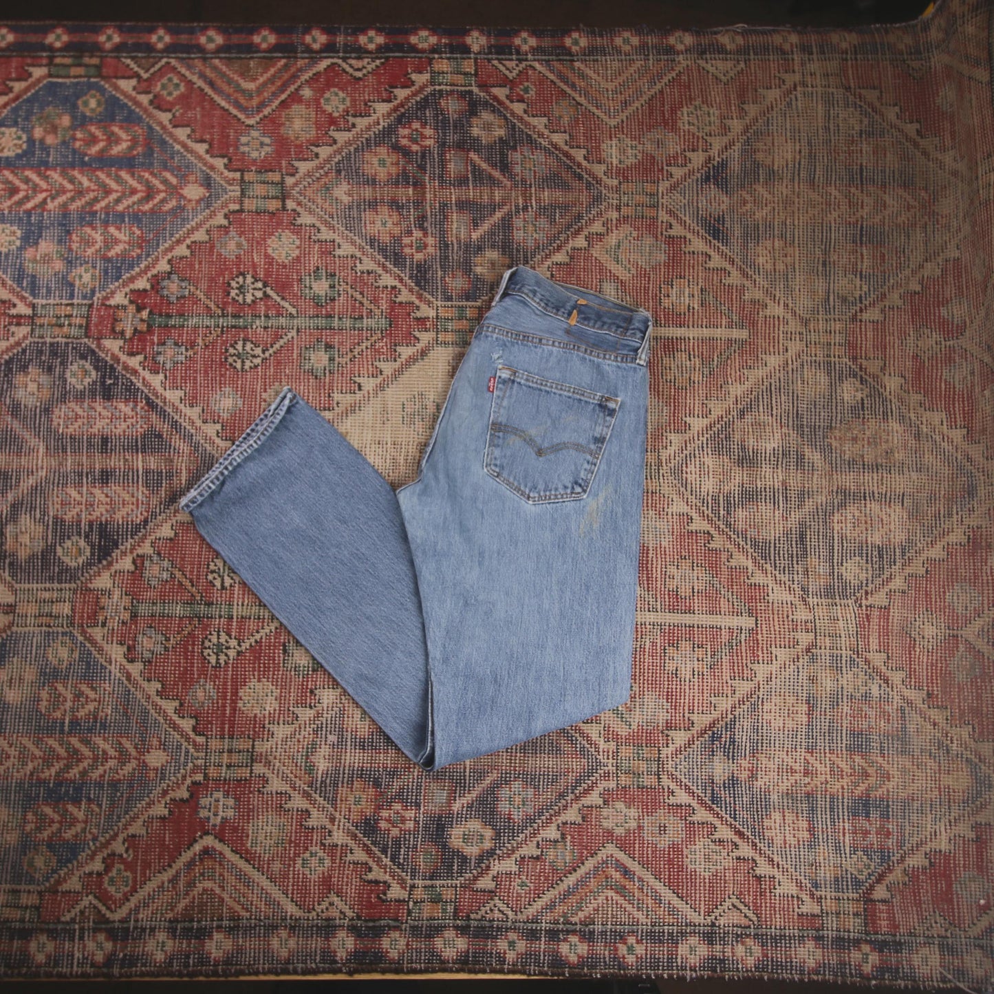 Levi's W32 L31 Straigth Leg Blue Denim Jeans