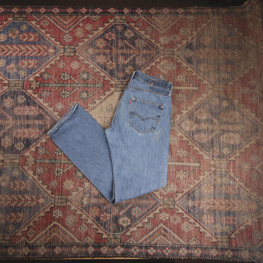 Levi's W32 L31 Straigth Leg Blue Denim Jeans