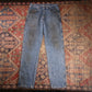 Wrangler W32 L33 Straight Leg Regular Fit Blue Denim Jeans