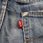 Levi's 508 Red Tab W32 L34 Tapered Leg Regular Fit Blue Denim Jeans