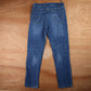 Levi's 502 Red Tab W32 L31 Tapered Leg Regular Fit Classic Ripped Style Blue Den