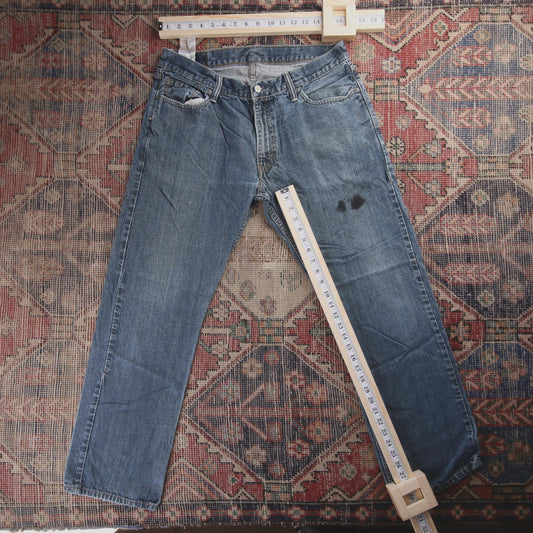 Levi's 514 Red Tab W32 L29 Straight Leg Blue Denim Jeans