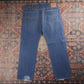 Levi's 505 Red Tab W34 L31 Straight Leg Regular Fit Blue Denim Jeans