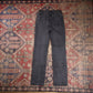 Levi's 721 W26 L28 Skinny Black Denim Jeans