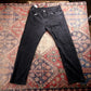 Levi's 505 W32 L29 Straight Leg Regular Fit Black Denim Jeans