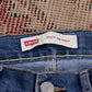 Levi's W28 L31 Skinny Classic Ripped Style Blue Denim Jeans