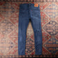 Levi's 519 Red Tab W32 L31 Slim Blue Denim Jeans