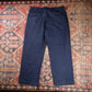 Dickies W38 L30 Straight Leg Relaxed Fit Blue Cotton Blend Trousers