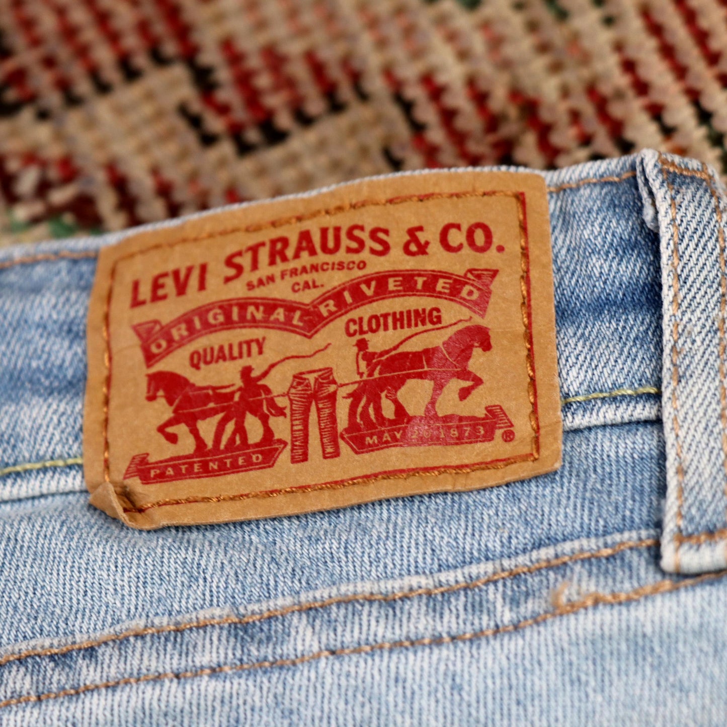Levi's 711 W32 L35 Skinny Blue Denim Jeans