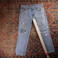 Levi's 541 Red Tab W24 L30 Tapered Leg Blue Denim Jeans