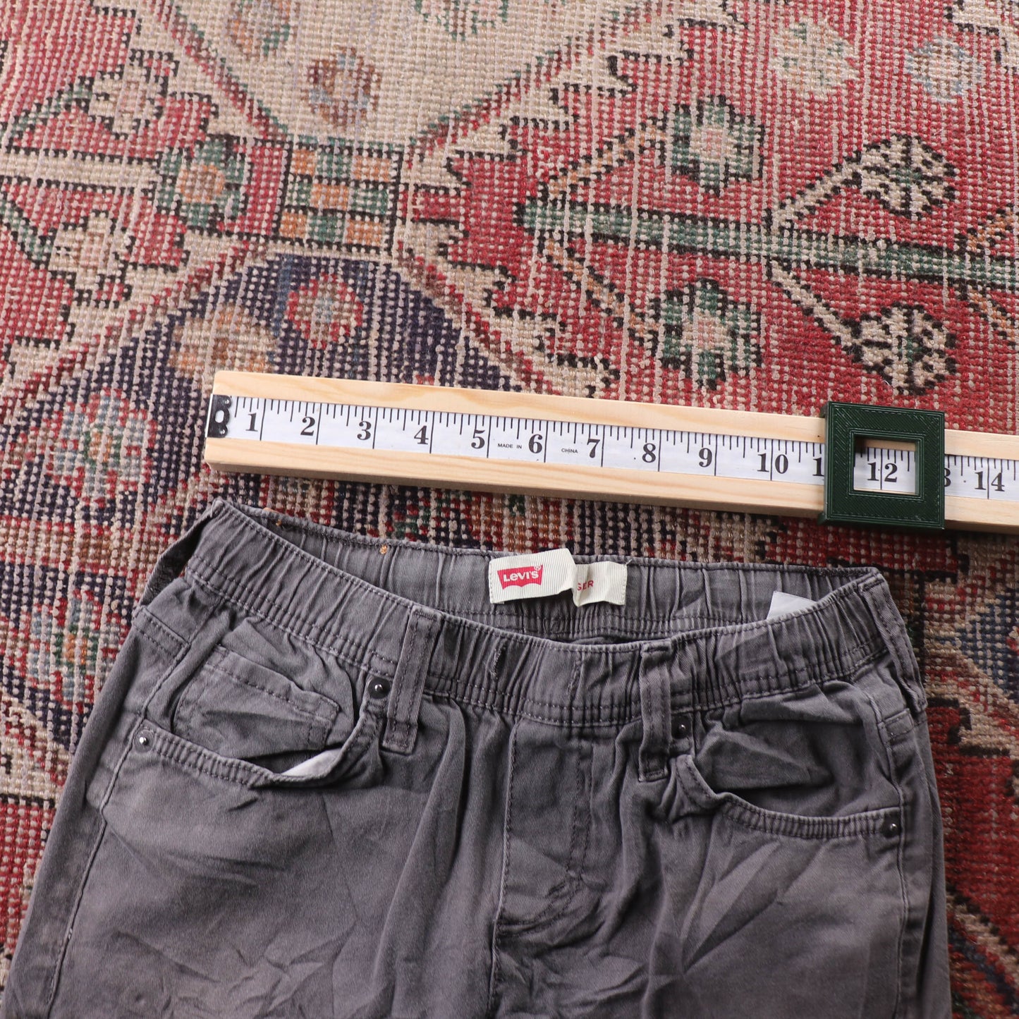 Levi's 511 Red Tab W24 L23 Slim Fit Grey Denim Jeans