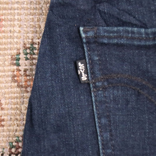 Levi's W30 L26 Straight Black Denim Jeans