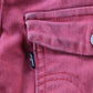 Levi's 45 Red Tab W28 L30 Skinny Red Denim Jeans