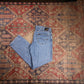 Lee W38 L31 Straight Leg Loose Fit Blue Denim Jeans