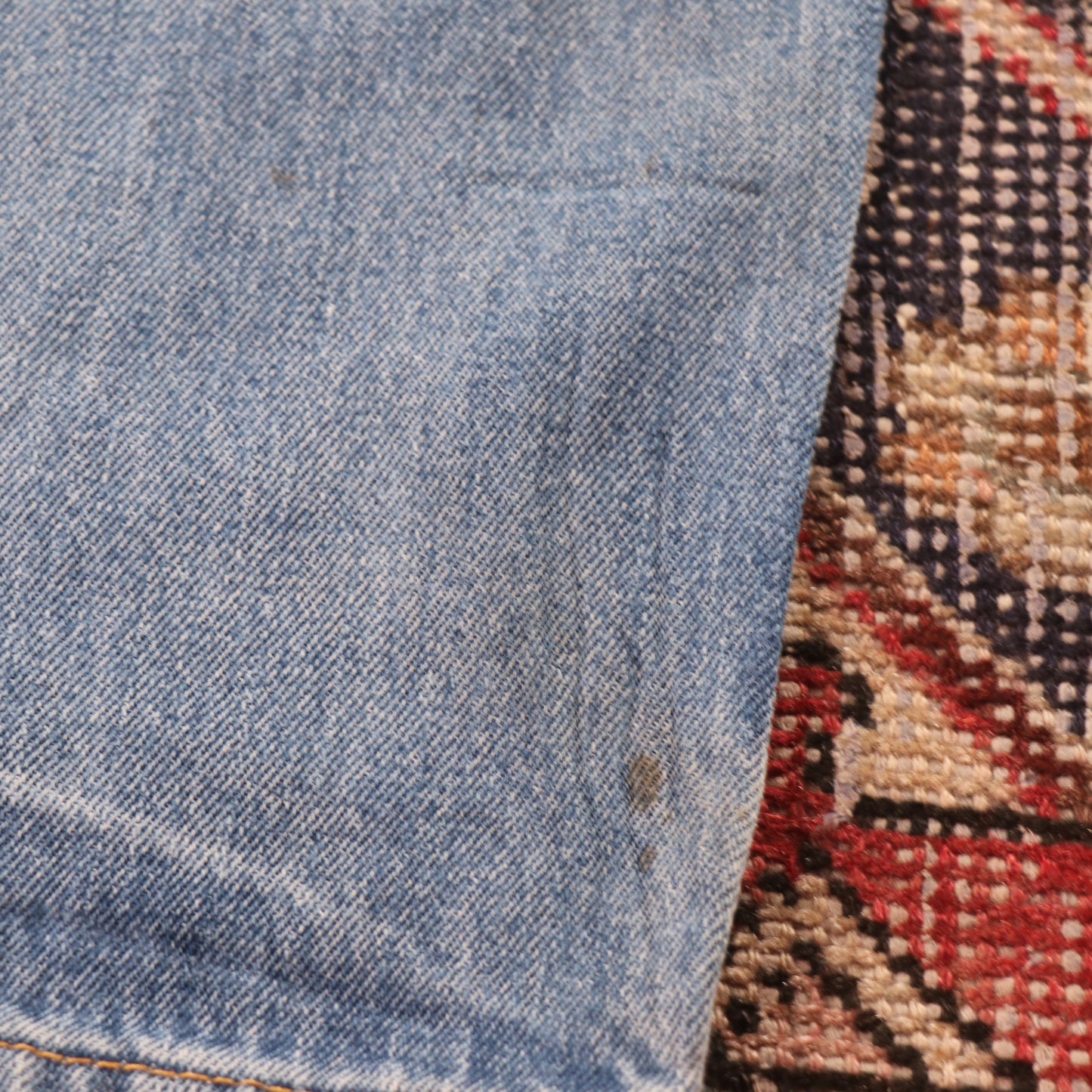 Levi's 505 W34 L33 Straight Leg Regular Fit Blue Denim Jeans