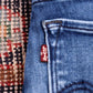 Levi's 512 W28 L26 Tapered Leg Slim Fit Blue Denim Jeans