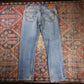 Levi's 505 W38 L32 Straight Leg Regular Fit Blue Denim Jeans