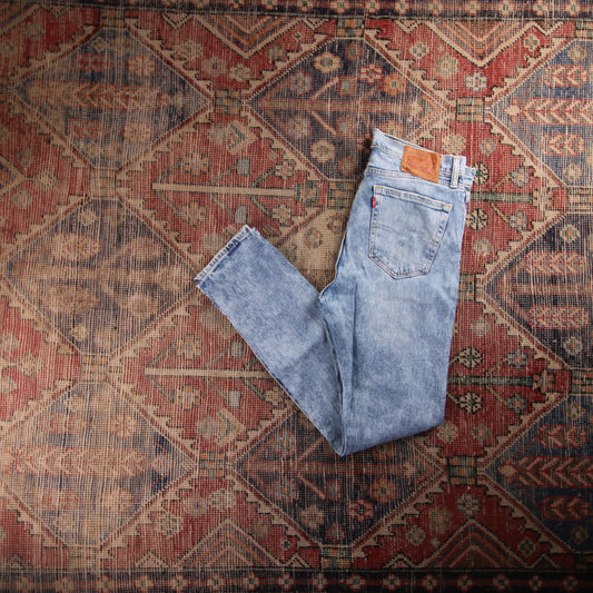 Levi's 510 Red Tab W32 L31 Skinny Blue Denim Jeans