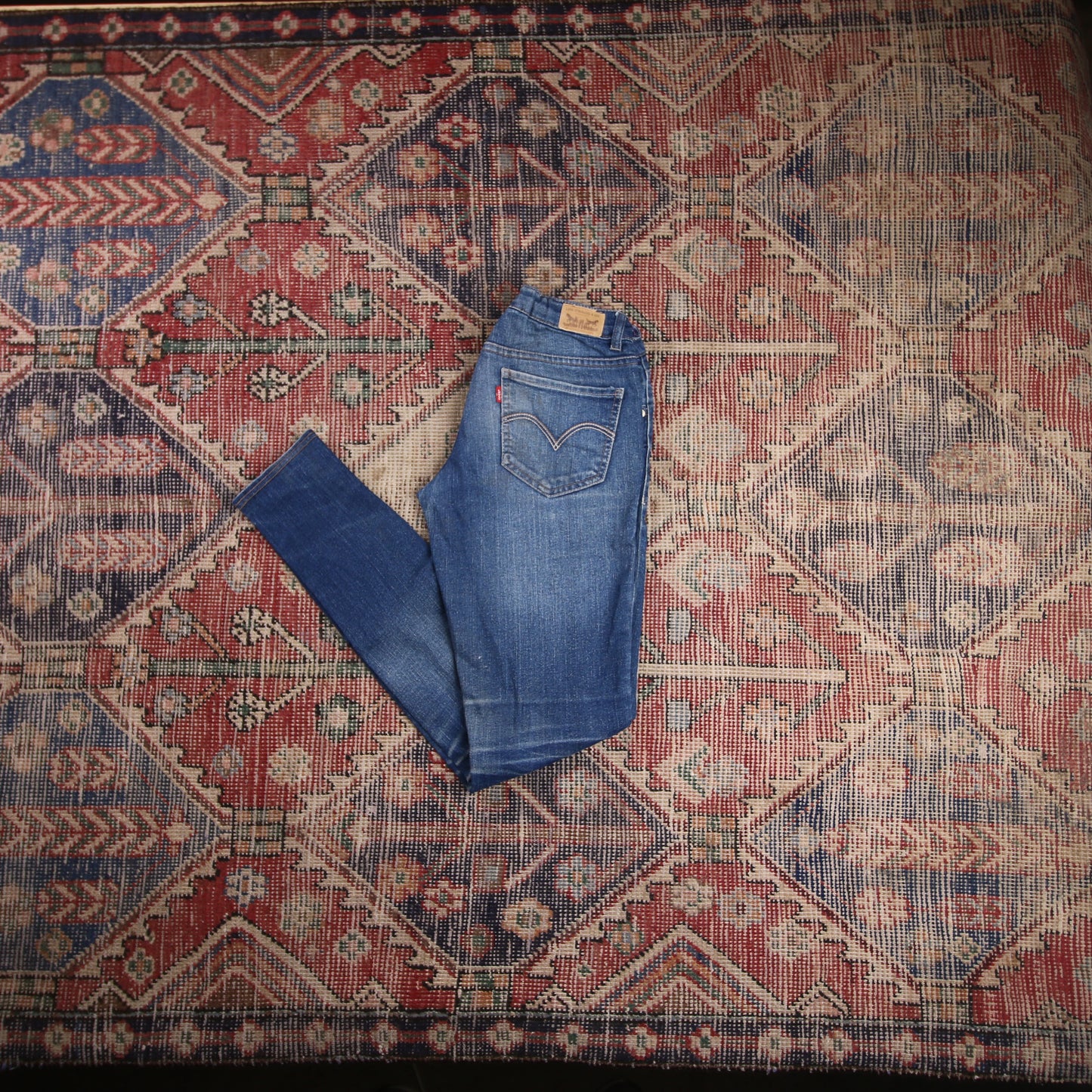 Levi's W28 L30 Skinny Blue Denim Jeans