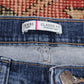 Lee W32 L28 Straight Leg Blue Denim Jeans