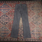 Levi's 512 W26 L30 Flared Black Denim Jeans