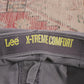 Lee W36 L30 Straight Leg Regular Fit Grey Denim Trousers