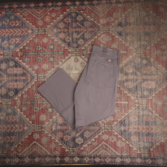 Dickies 874 W30 L28 Straight Leg Grey Cotton Blend Trousers