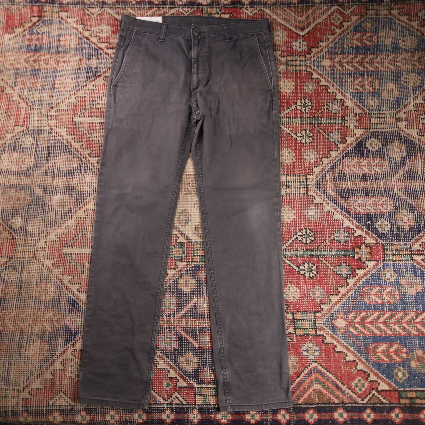 Levi's W34 L31 Straight Leg Black Denim Jeans