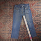 Levi's 516 Red Tab W34 L26 Relaxed Straight Leg Blue Denim Jeans