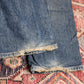 Lee W34 L27 Straight Leg Relaxed Fit Blue Denim Jeans