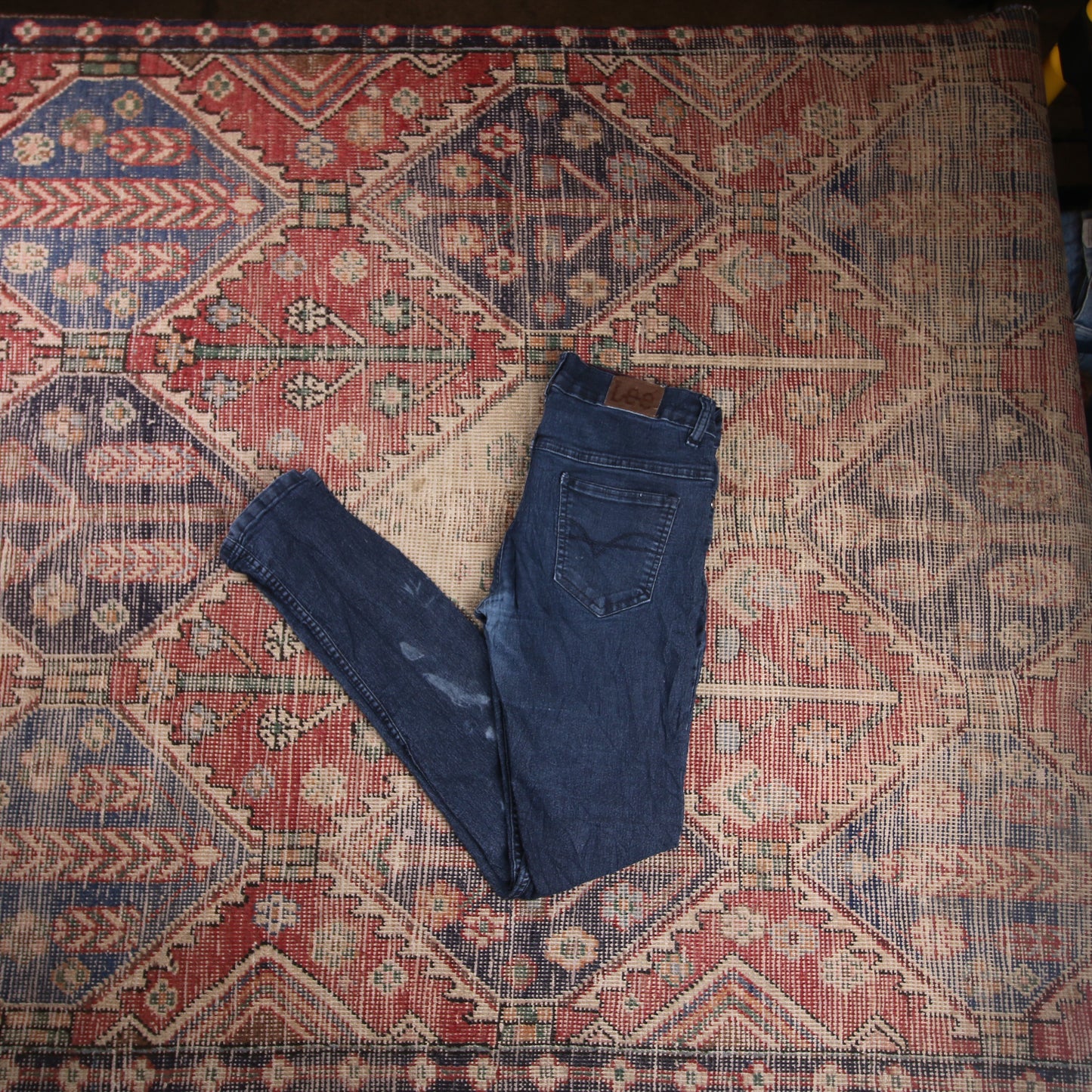 Lee W32 L30 Skinny Blue Denim Jeans