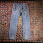 Levi's 505 W36 L31 Straight Leg Regular Fit Blue Denim Jeans