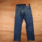 Levi's 505 Red Tab W30 L29 Straight Leg Regular Fit Blue Denim Jeans