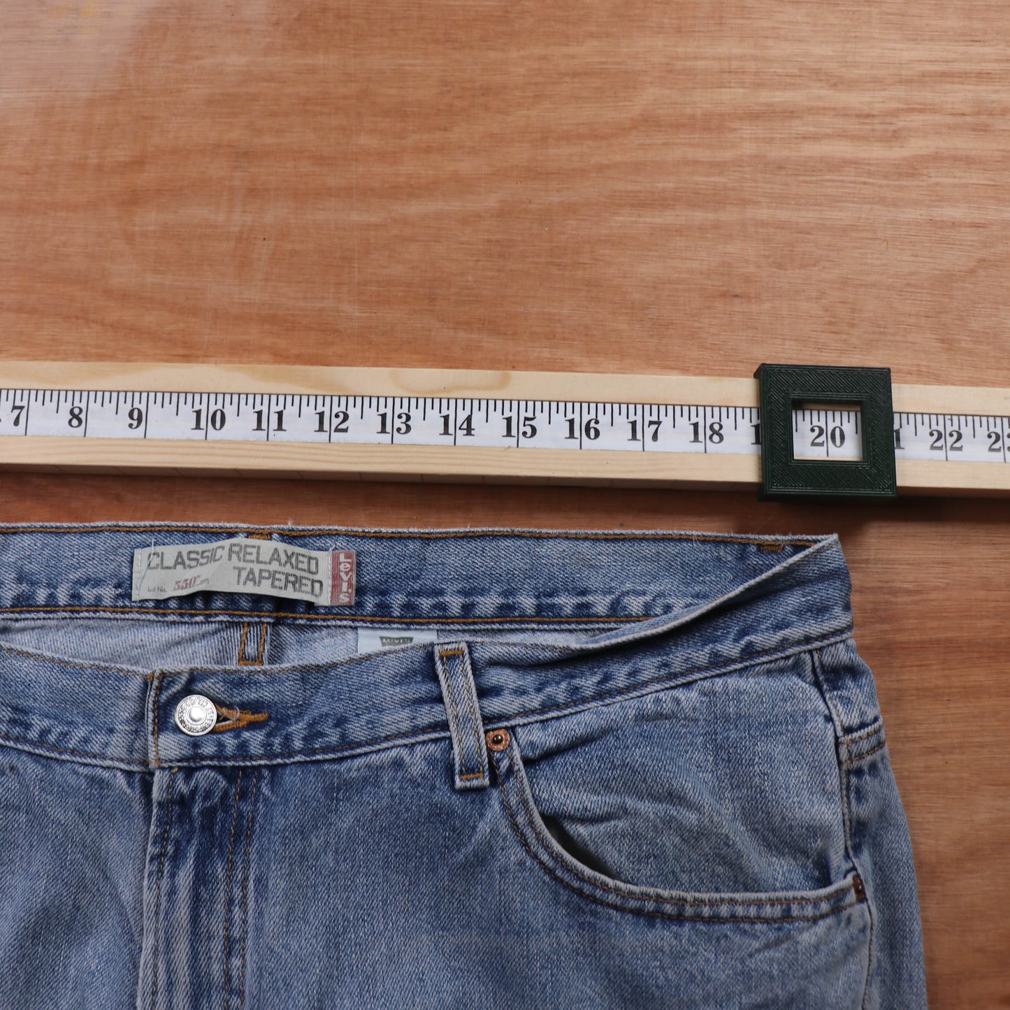 Levi's 559 Red Tab W40 L30 Straight Leg Relaxed Fit Blue Denim Jeans