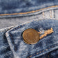Unbranded W40 L30 Straight Leg Relaxed Fit Blue Denim Jeans