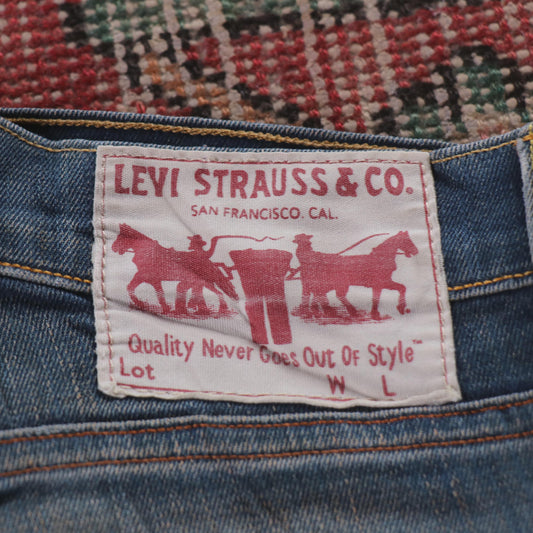Levi's 511 Red Tab W30 L32 Slim Fit Blue Denim Jeans