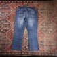 Lee W36 L26 Straight Leg Loose Fit Blue Denim Jeans