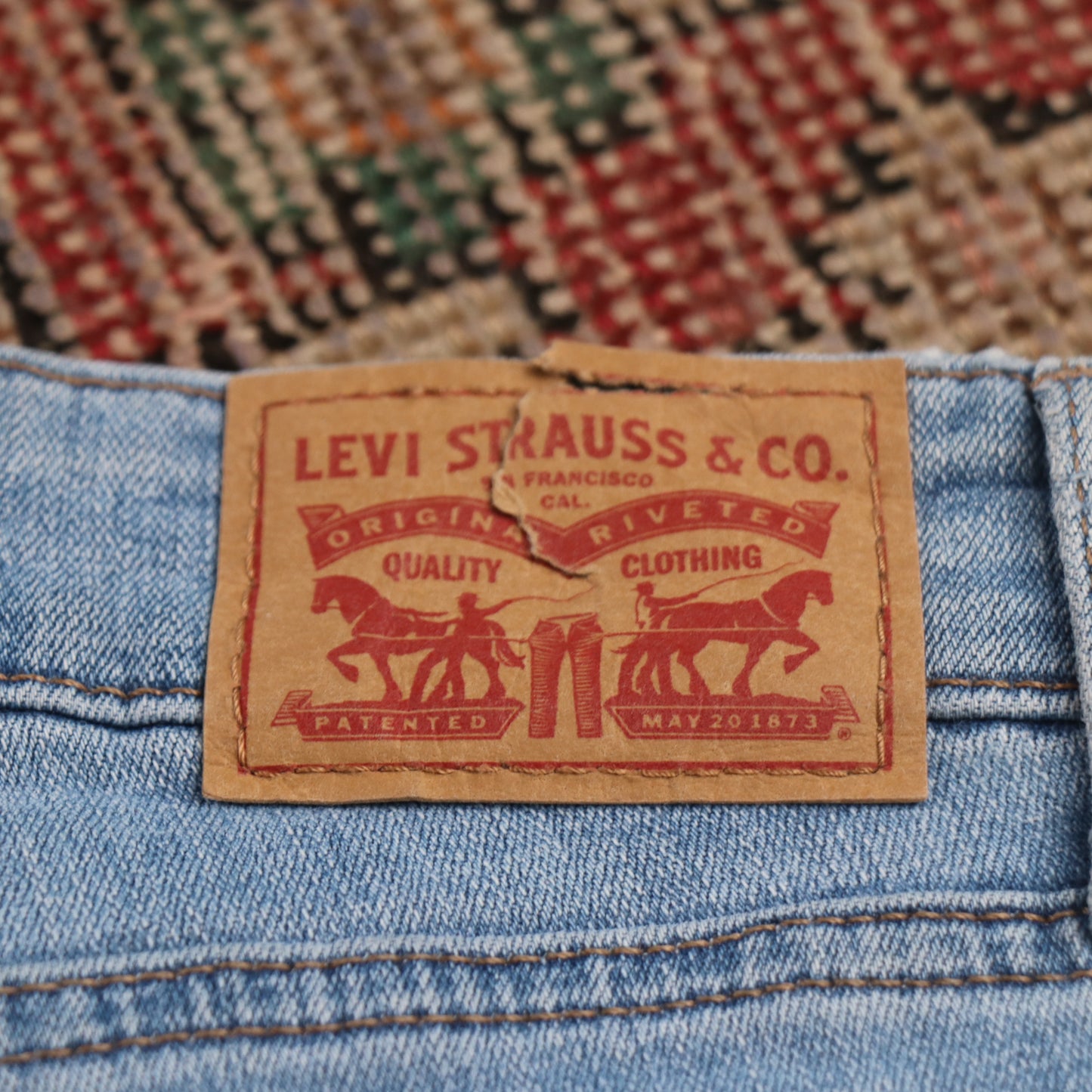 Levi's 711 W26 L26 Skinny Blue Denim Jeans
