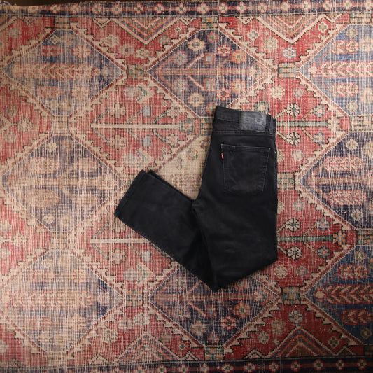 Levi's 511 Red Tab W32 L28 Slim Fit Black Denim Jeans