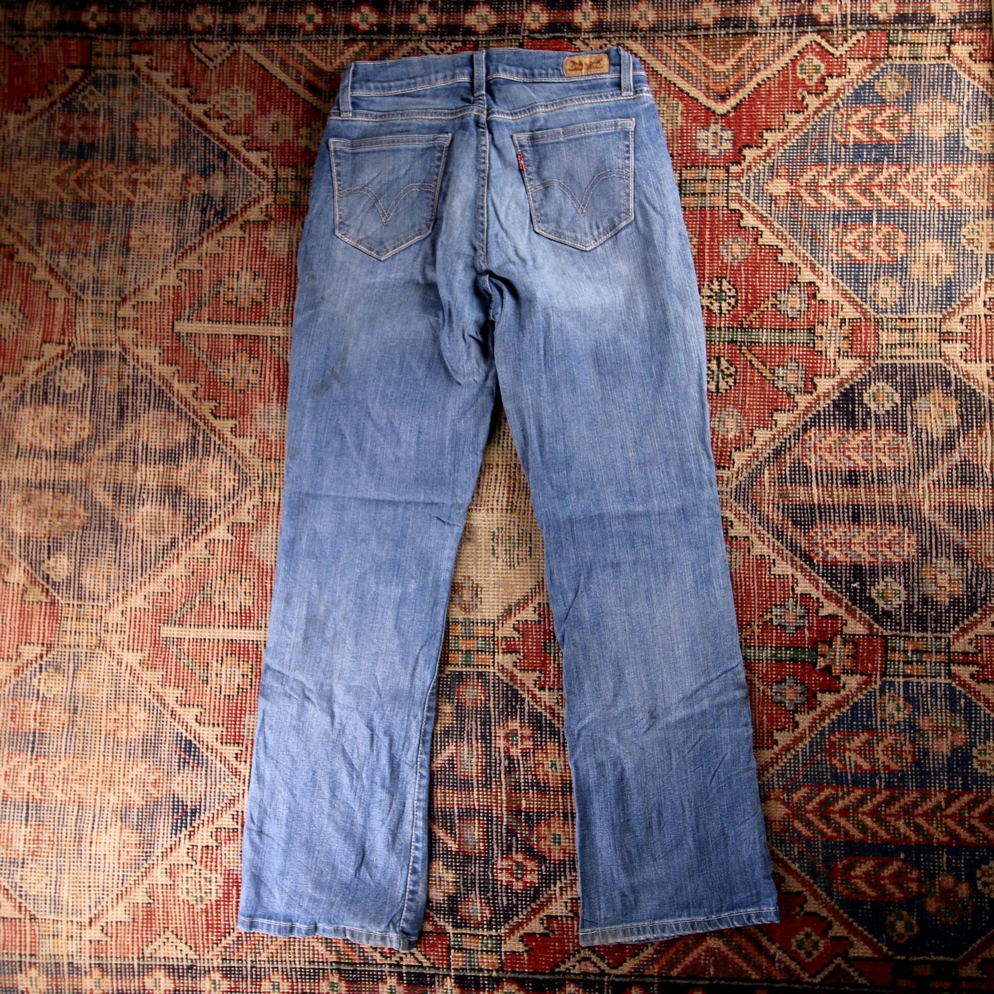 Levi's 519 W28 L31 Bootcut Blue Denim Jeans