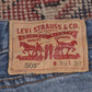Levi's 505 W36 L31 Straight Leg Regular Fit Blue Denim Jeans