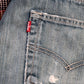 Levi's 501 W30 L30 Original Fit Classic Ripped Style Blue Denim Jeans
