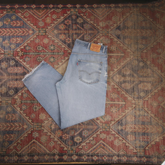 Levi's 550 W38 L31 Tapered Leg Relaxed Fit Blue Denim Jeans