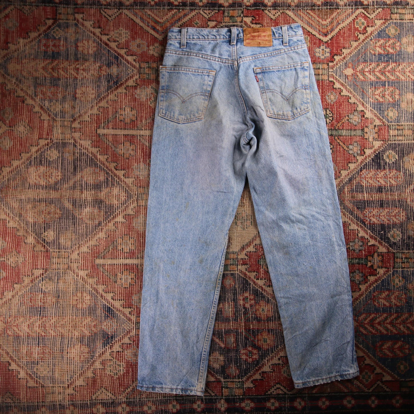 Levi's 550 W30 L29 Tapered Leg Relaxed Fit Blue Denim Jeans