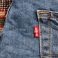Levi's 505 W34 L30 Straight Leg Regular Fit Blue Denim Jeans