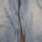 Lee W34 L30 Straight Leg Relaxed Fit Classic Ripped Style Blue Denim Jeans