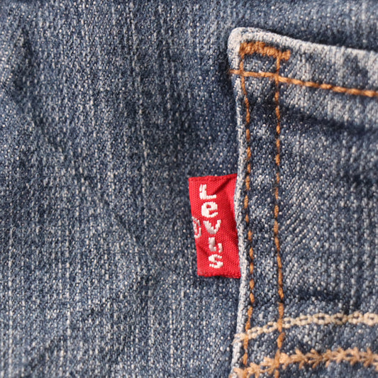 Levi's W30 L30 Bootcut Blue Denim Jeans