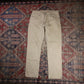 Levi's W30 L28 Tapered Leg Relaxed Fit Beige Denim Jeans