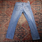 Levi's W32 L30 Straight Leg Blue Denim Jeans