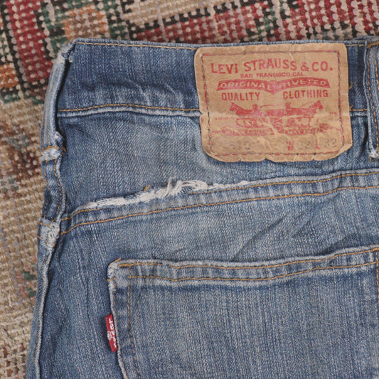 Levi's W32 L32 Tapered Leg Blue Denim Jeans